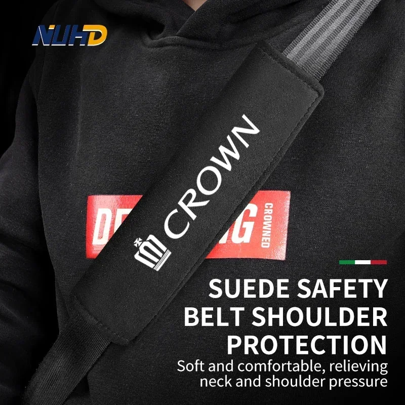 Замшевый наплечный чехол для автомобильного ремня безопасности Toyota Crown Corolla Rav4