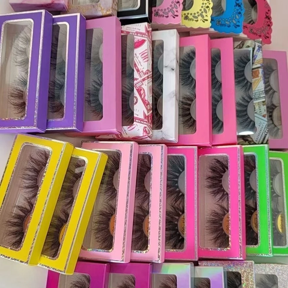 Грязные пушистые настоящие норковые ресницы 22 мм мягкие натуральные для макияжа