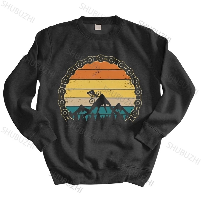 

Men sweatshirt spring Vintage Mountain Bike hoodies Men Retro hoodies MTB Biking Bicycle thin thin hoody thin style