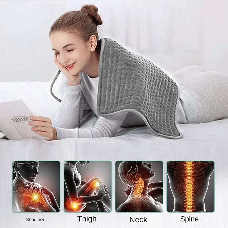 Electric Blanket Thickened 76*40cm Electric Heater Blanket Shoulder Neck Back Spine Leg Pain Relief Household Electric Blanket