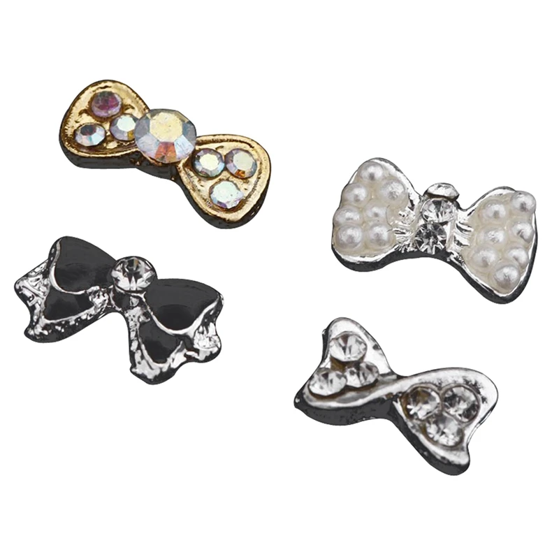 

80 шт., металлические насадки для украшения ногтей