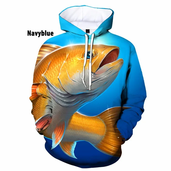 Novelty Fishing 3D Printed Mens Hoodie Unisex Hoodies Fashion Sweatshirt Streetwear Casual Pullover