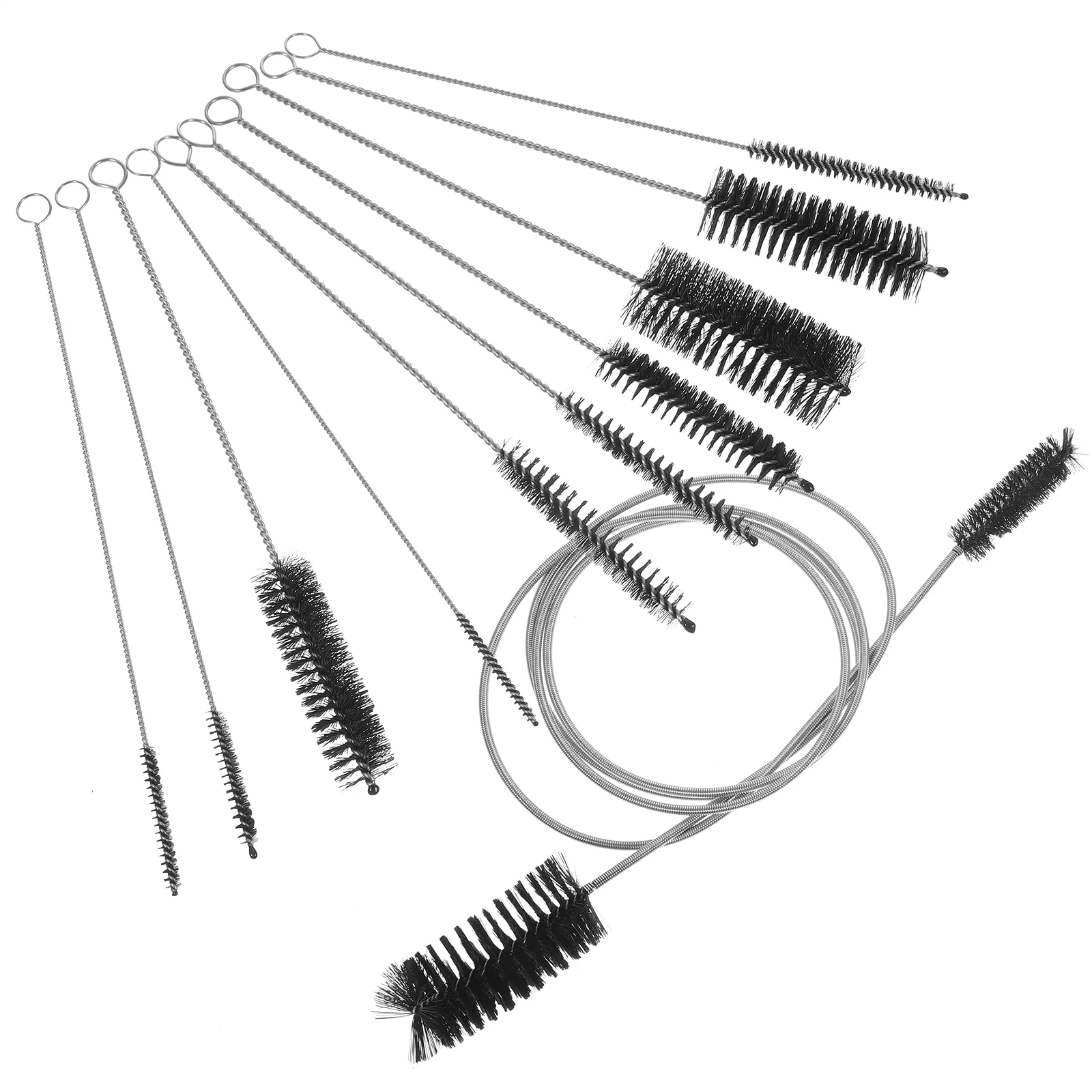 

Brush Cleaner Cleaning Straw Set Drain Tube Brushes Stainless Flexible Cleaners Bottle Hose Drill Sink Steel Dryer Vent Kit