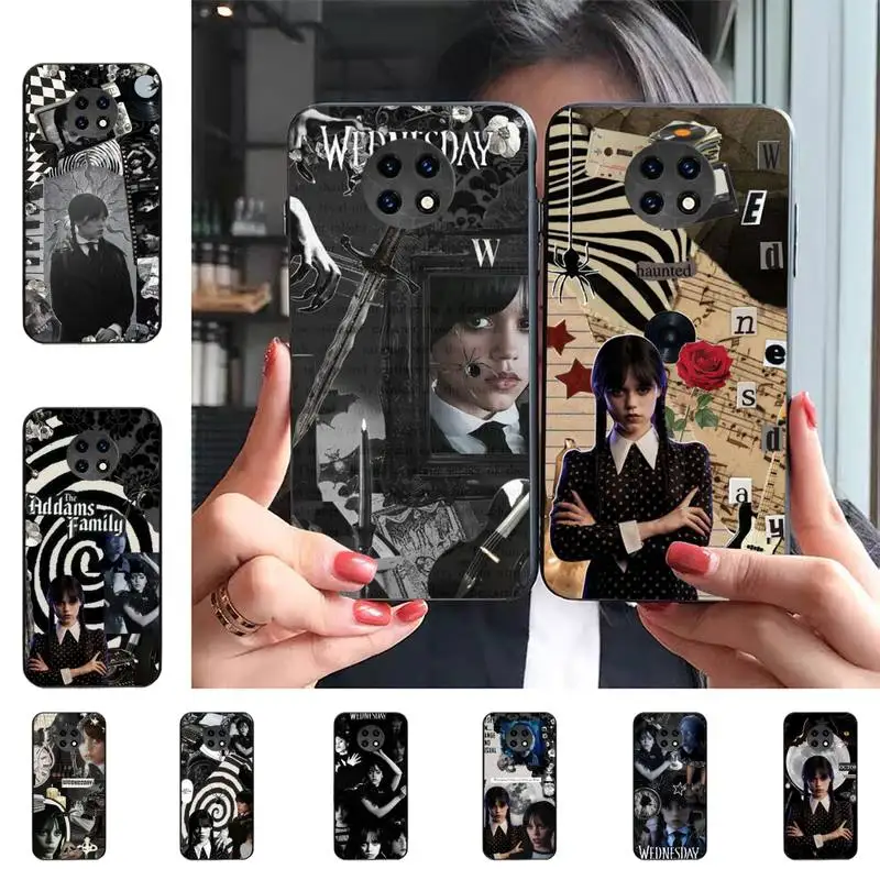 

Wednesday Addams Family Tv show Phone Case for Samsung S20 lite S21 S10 S9 plus for Redmi Note8 9pro for Huawei Y6 cover