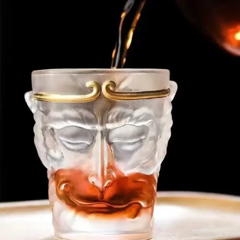 Стеклянные кружки Wukong в скандинавском стиле с изображением чёрного мифа
