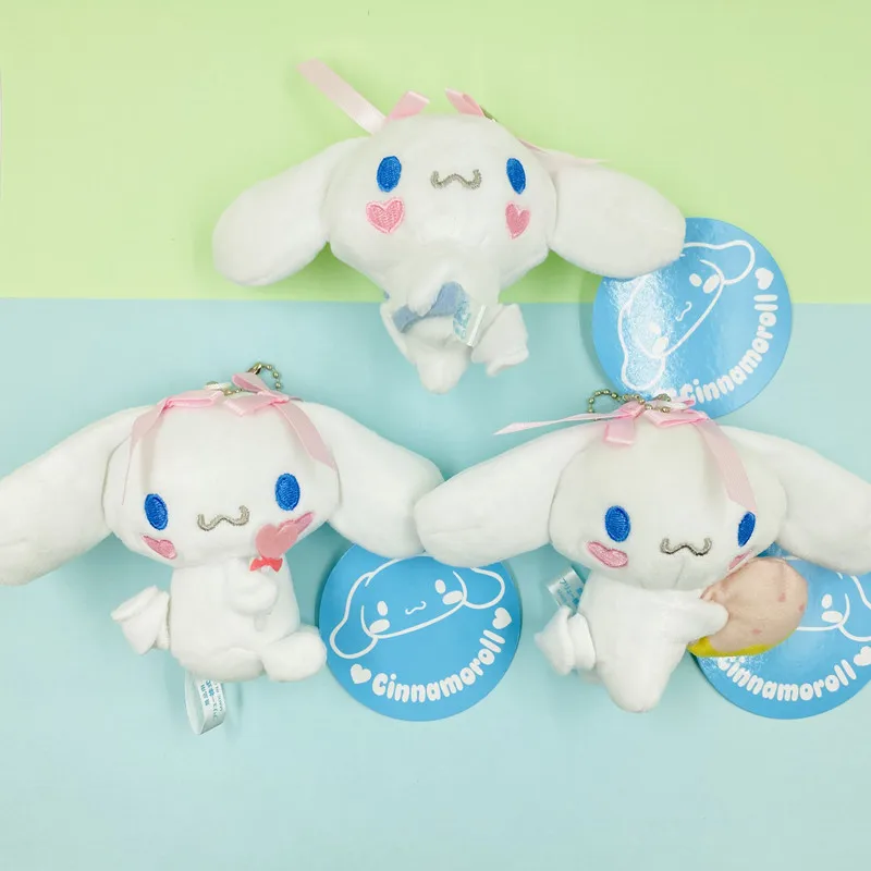 

Sanrio Cinnamoroll фиксация вещей левый поворот правый поворот моделирование плюшевая игрушка кукла мягкая набивная детская одежда брелок подвеск...