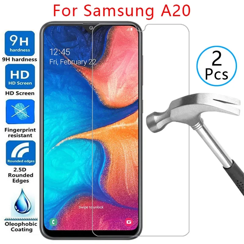 Чехол из закаленного стекла для samsung a20 чехол на Galaxy a 20 20a телефона сумка samsun samsumg