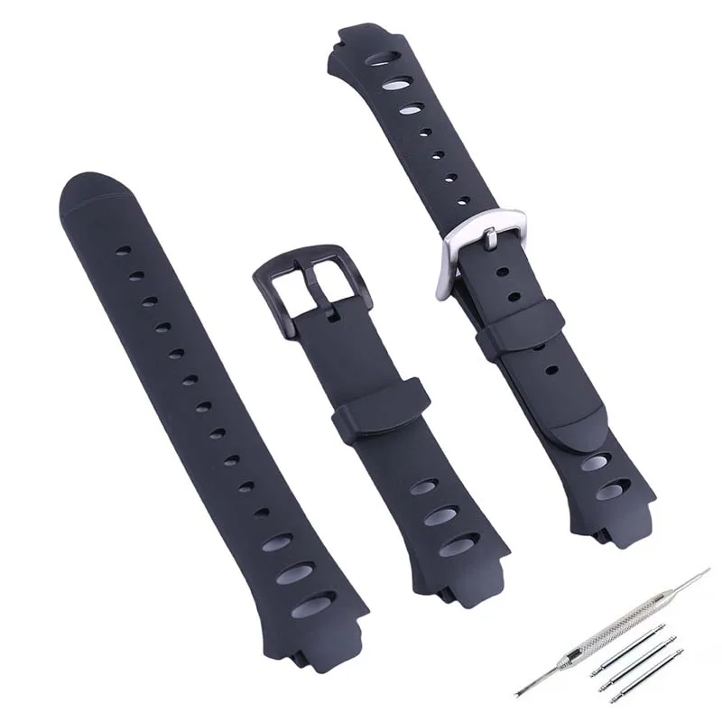 Резиновый ремешок для часов совместимый с Suunto OBSERVER X6HRM G6 мужские и женские