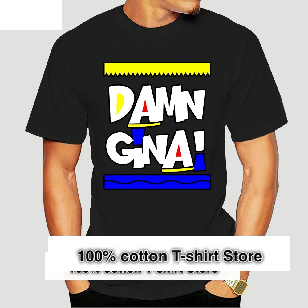 Men'S High Quality Custom Printed Tops Hipster Tees Damn Gina! Shirt 8781X