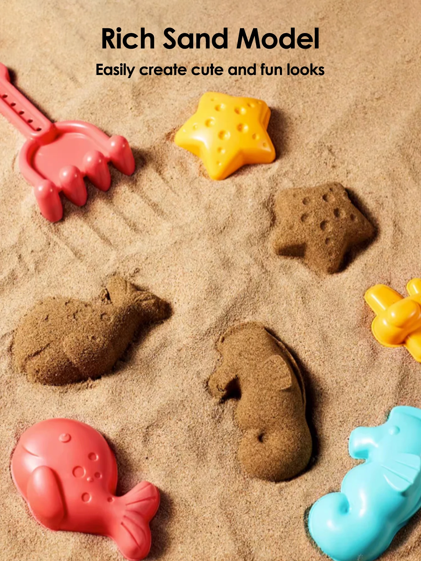 Летний пляжный игровой набор с игрушками для игры в песок и воде детей от 3 до 12