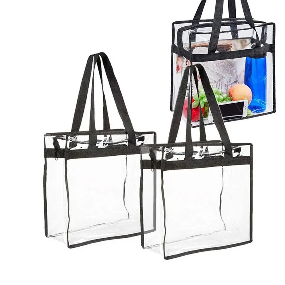 

Fashion Large Beach Bag Waterproof Transparent Shoulder Bags Handbag Messenger Bag