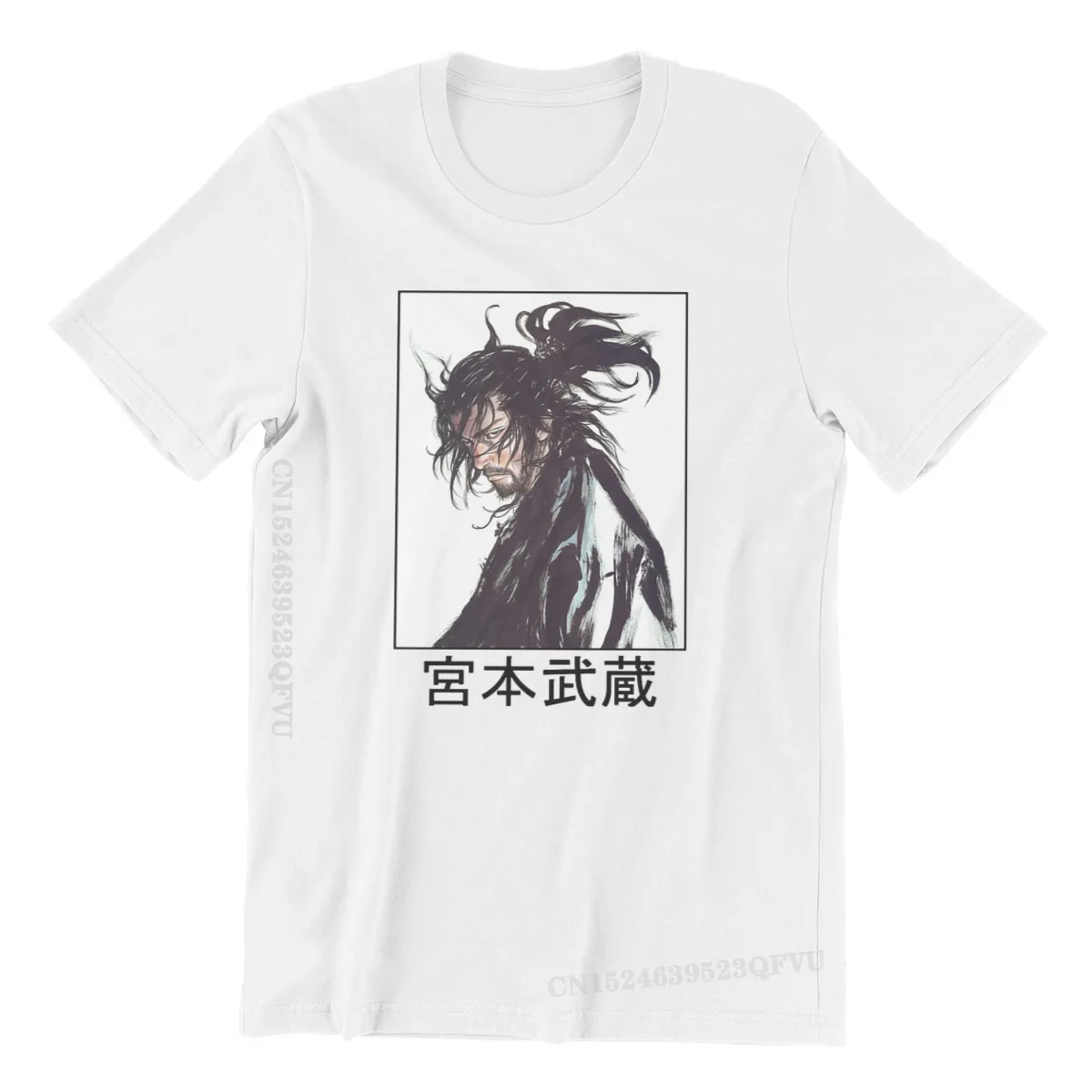 

Cool Samurai Unique Tshirts Vagabond Miyamoto Musashi Sasaki Kojiro Manga Casual Plus Size Men T Shirts Camisas T-Shirt Men