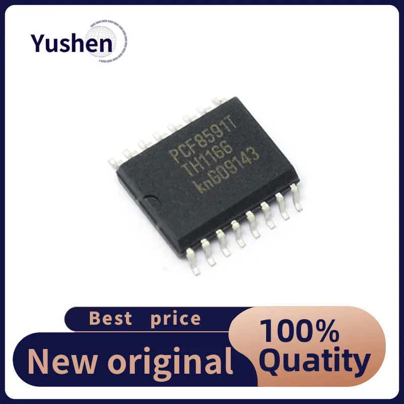 

10 шт. PCF8591 PCF8591T 8-битный A/D/A преобразователь SOP-16 патч 16-контактные электронные компоненты