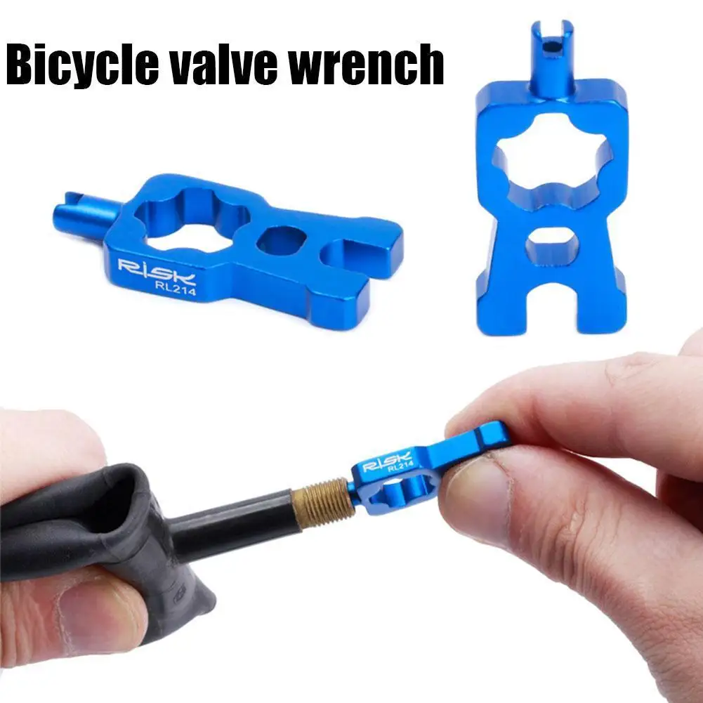 

2PCS RISK Bicycle Schrader valve Wrench Presta valve Core Disassembly tool Multifunction Valve Core Removal Presta Accessories