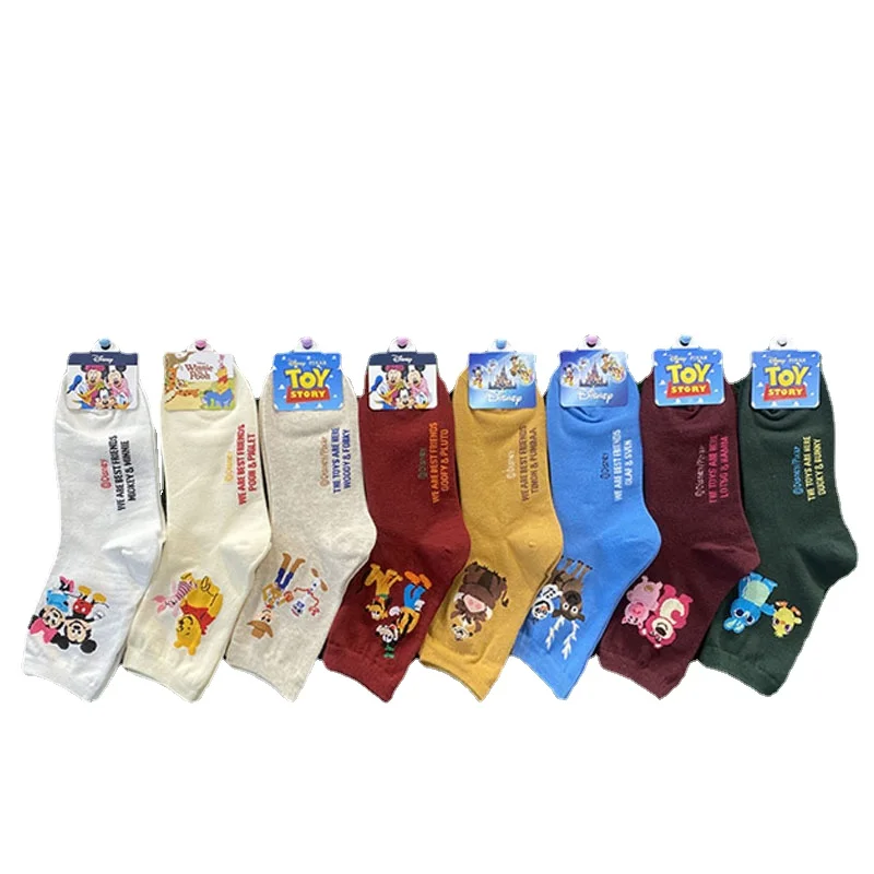 

Disney Cartoon Stitch, Pigs, Bears, Jokers, Cute Socks, Ladies Socks, Autumn And Winter baby clothes baby kids носки meias