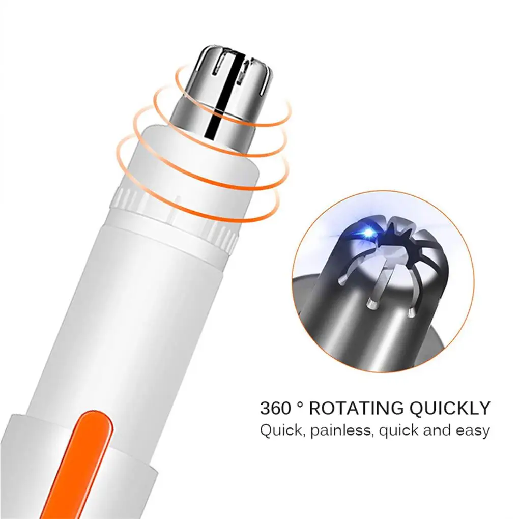 

Portable Electric Shaving Nose Ear Trimmer Unisex Safe Face Care Rechargeable Nose Hair Trimmer Shaving Hair Removal Razor Tool