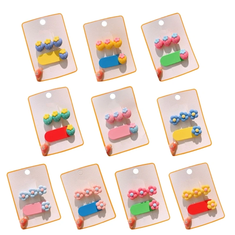 

Lovely Hair Pin Girls Hair Barrettes Candy Color Hair Clips for Child Fine Hair BX0D
