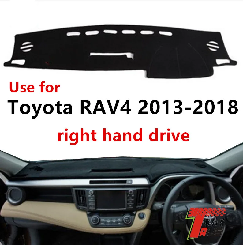 

TAIJS factory high quality Flannel dashboard cover for Toyota RAV4 2013-2018 Right-hand drive