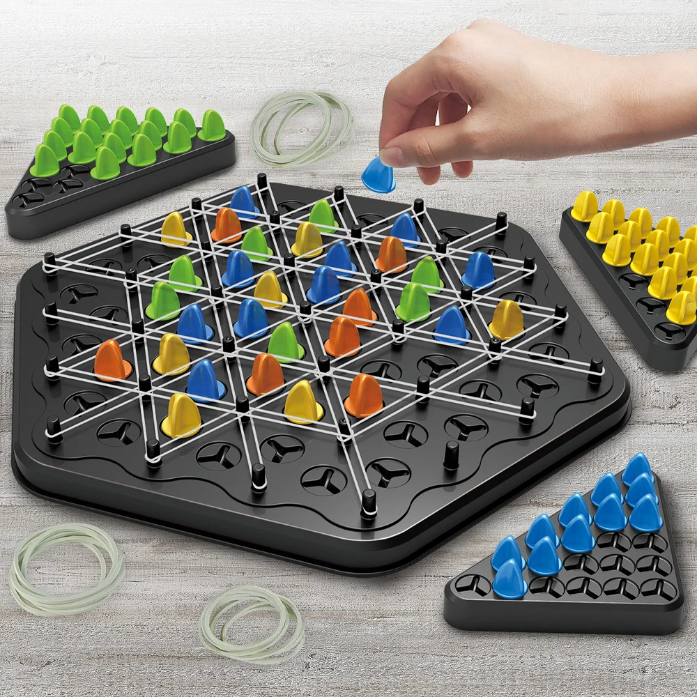 Новый Набор Шахмат С Треугольной Цепочкой И Резиновым Поясом Интерактивная Игра