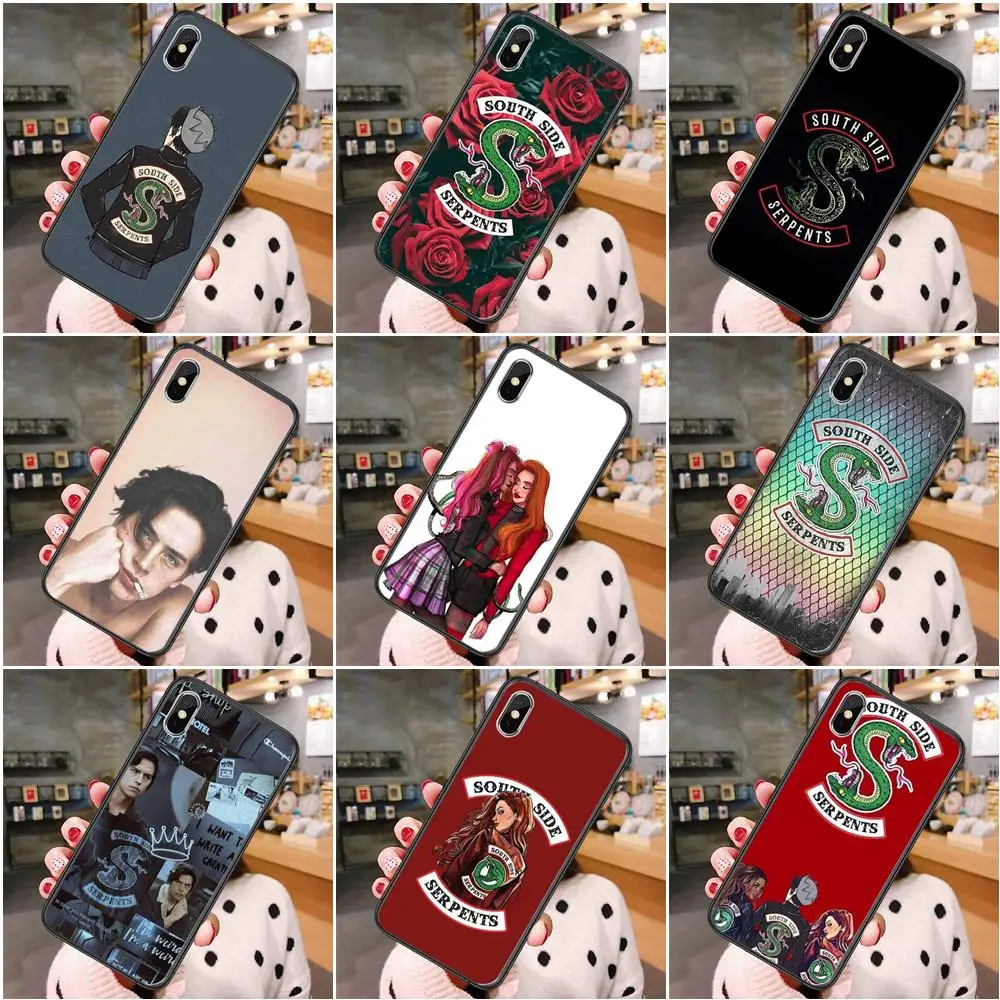 Ривердейл южные змеи для LG Harmony 4 K31 K51 X Power 2 Q Stylo 5 6 V60 ThinQ 5G черный водонепроницаемый