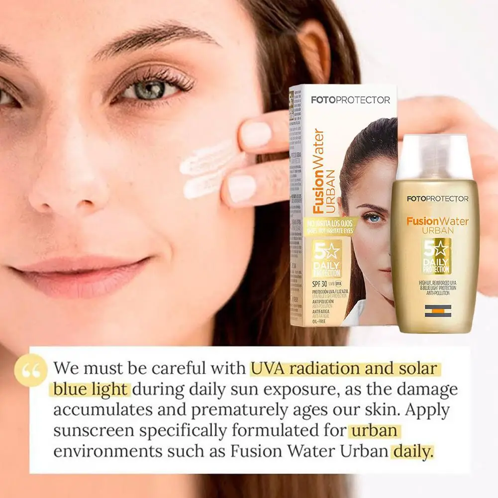 Солнцезащитный крем для лица защита от ультрафиолета SPF50 PA +++ отбеливание