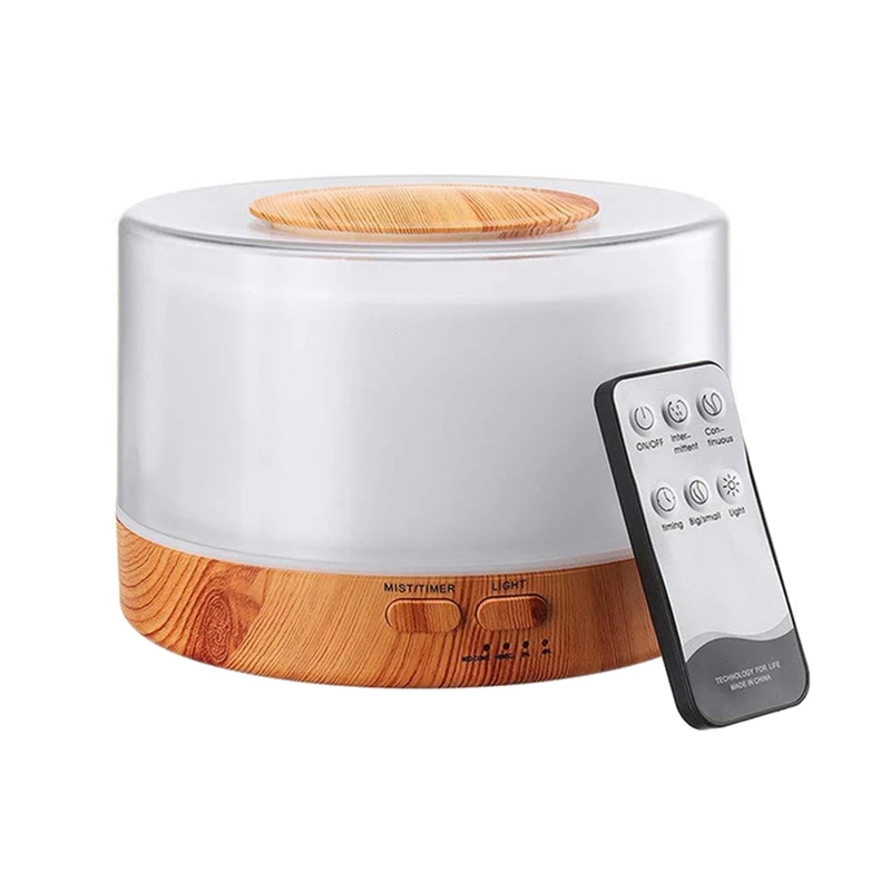 

Air Humidifier Remote Control Ultrasonic Aroma Essential Oil Diffuser Cool Mist Maker For Home Office EU Plug