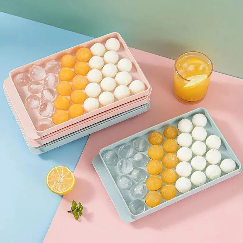 

3D Ball ice mould Conical plastic mould Family ice tray Bar party hockey hole making box mould DIY mould