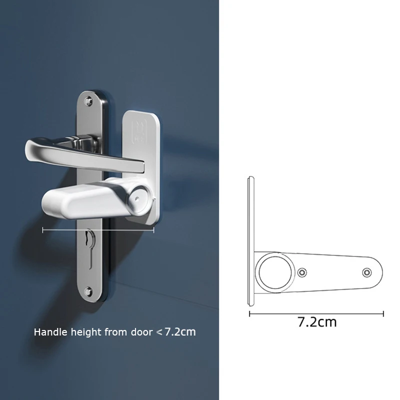 Дверной замок дверная ручка для защиты от детей легко установить и использовать