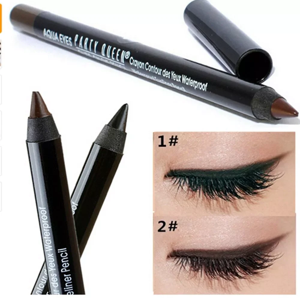 

Party Queen Brand New Eye Liner Pencil Makeup Long Lasting Waterproof Black Brown Color Pencil Eyeliner