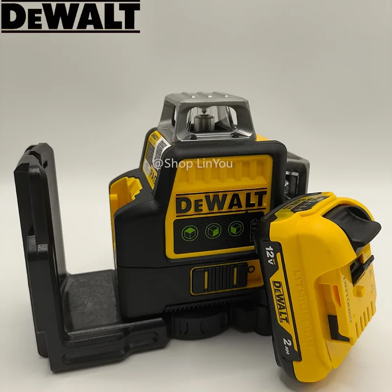 Фото Новинка! Лазерный нивелир DEWALT DW089LG 12В, 12 линий, 3-осевой, 360 градусов, зеленый луч, самовыравнивающийся, для вертикальных и горизонтальных линий, инструмент для сверления №3