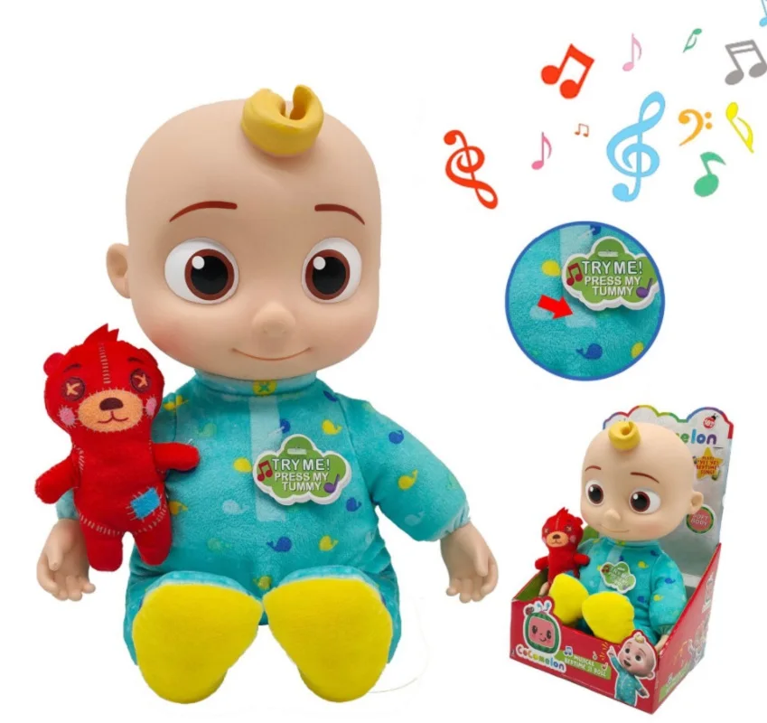 

With Music Cocomelon Toys Doll Can Sing Cocomelon Jj Doll Sing Boy Musical Bedtime Jj Doll Plush Toy Jj Family Kids Gift Plushie