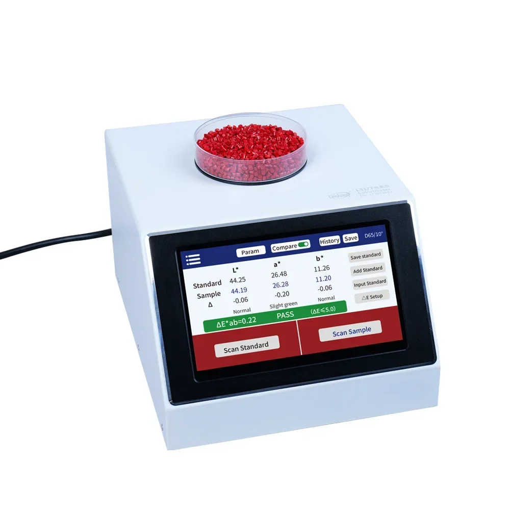 LS177 D/8 PP PE ПВХ гранулы грибковый пигмент спектральный колориметр Masterbatch для