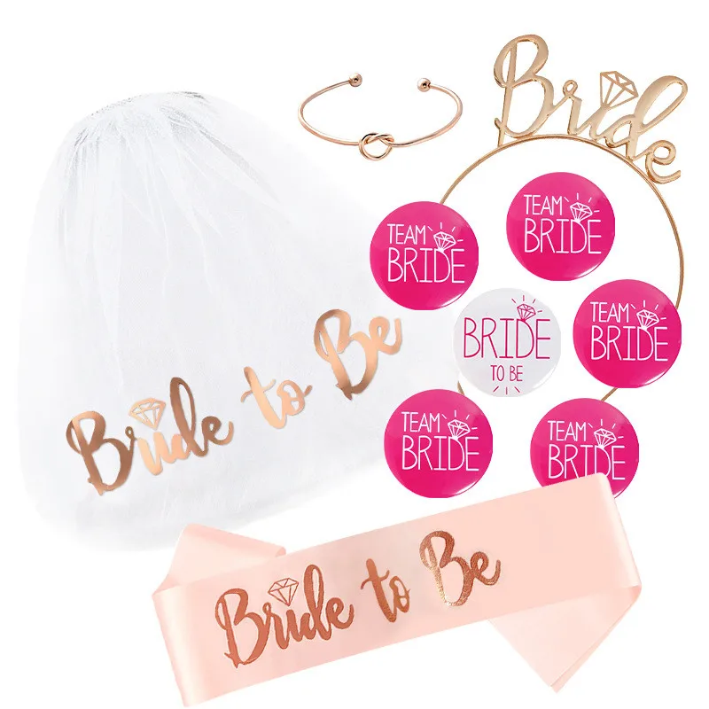 

Hen Party Decoration Supplies Bride To Be Sash Wedding Decoration Bridal Shower Team Bride To Be Satin Sash Bachelorette Party