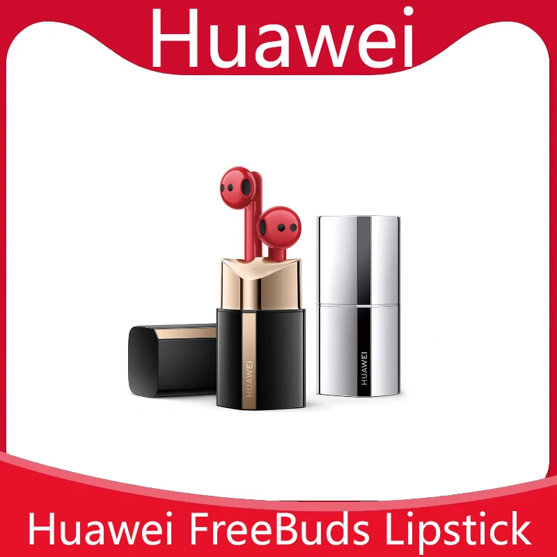 

TWS-наушники HUAWEI FreeBuds в форме помады, подарок для девушки, Bluetooth 5,2, беспроводные наушники с активным шумоподавлением, качественный звук для ст...