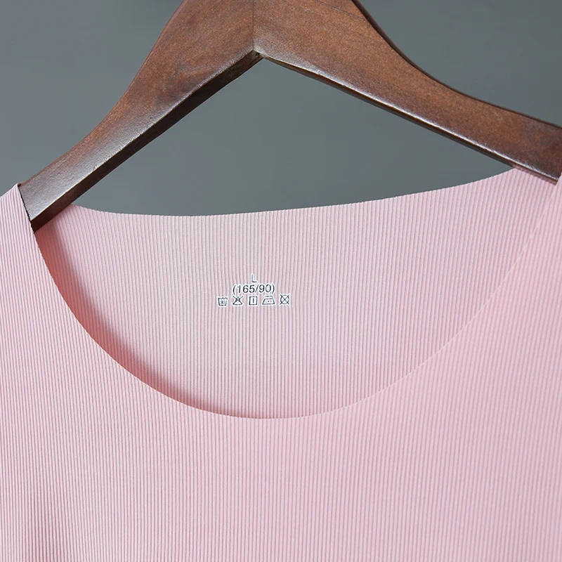 Women's 2 Pieces Ice Silk Pajamas Fashion Loose Nightwear Suit Casual Homewear Solid Pajama Set for Women Plus Size Sleepwear