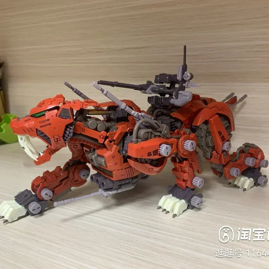 BT Модель 1/72 ZOIDS Red Saber Tiger Собранная модель Аниме Фигурка Игрушки Сборка День