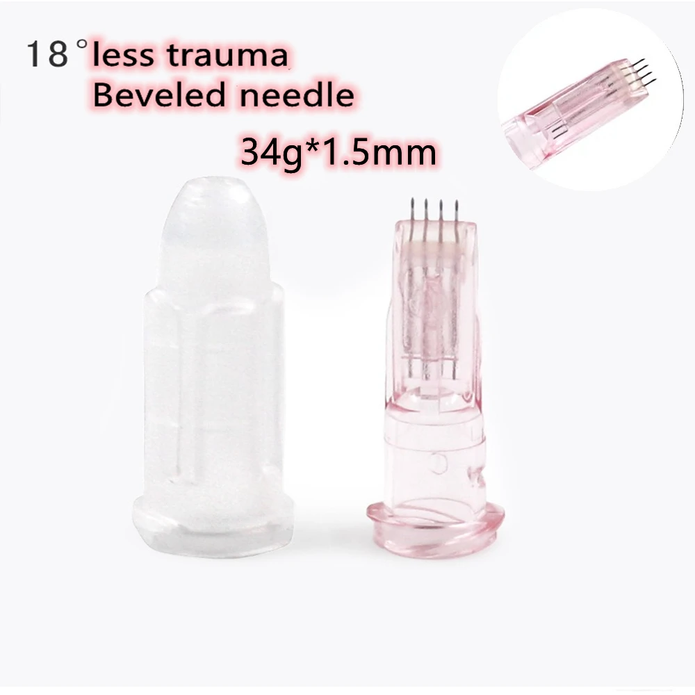 

Mesotherapy Crystal 3pin 4pin 5pin 32G 34G Multi Tip Needle For Beauty Facial Skin Care