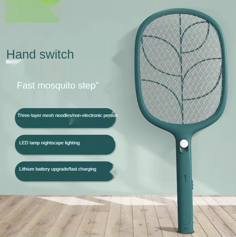 

Bug Zapper, 3000 Volt Indoor & Outdoor Electric Fly Swatter,USB Rechargeable Mosquito Killer Racket for Home Bedroom, Kitchen