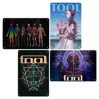 tool band metal sign rock plaque fans room wall decoration music poster collect plates vintage home decor 20x30cm