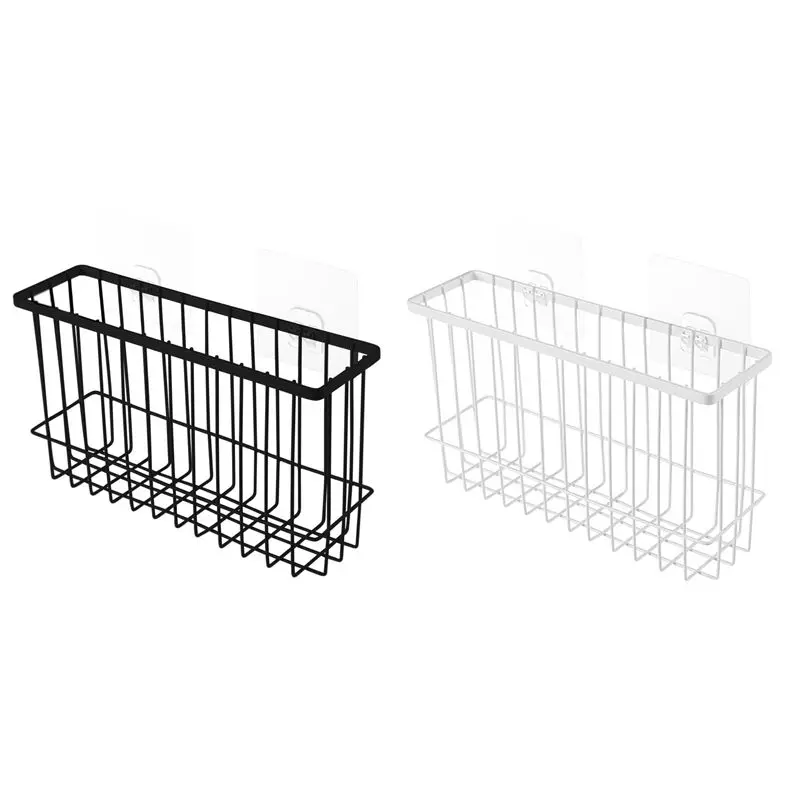 

Grid Flower Pot Hanging Shelf DIY Dormitory Wall Mounted Iron Frame Hanging Storage Bathroom Accessories A