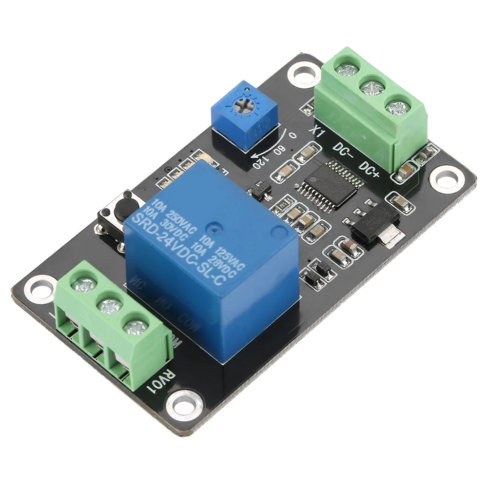 

Delay Timer Relay Self-locking Delay On Off Time Switch Super 555 Timer (DC 24V) Delay Timer Relay Delay Timer Relay Delay
