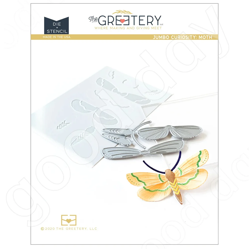 

2022 Arrival New Moth Metal Cutting Dies Stencil Scrapbook Diary Decoration Embossing Template DIY Greeting Card Handmade