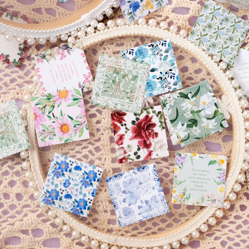 48 шт., декоративные квадратные мини-наклейки, 4 х4 см