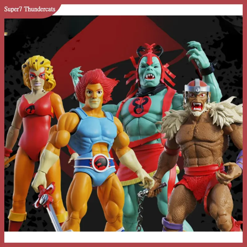 

Фигурки героев аниме оригинальные Super7 The 6rd Lineup thunderdogs One:12 Cheetara Mumm -ra Monkain Lion-O из ПВХ, игрушечные фигурки Marvel в подарок