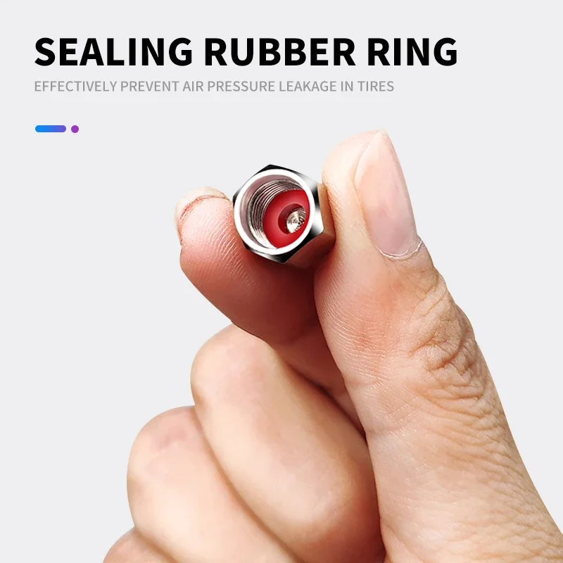 Колпачки клапанов автомобильных шин Металлические колпачки для стайлинга