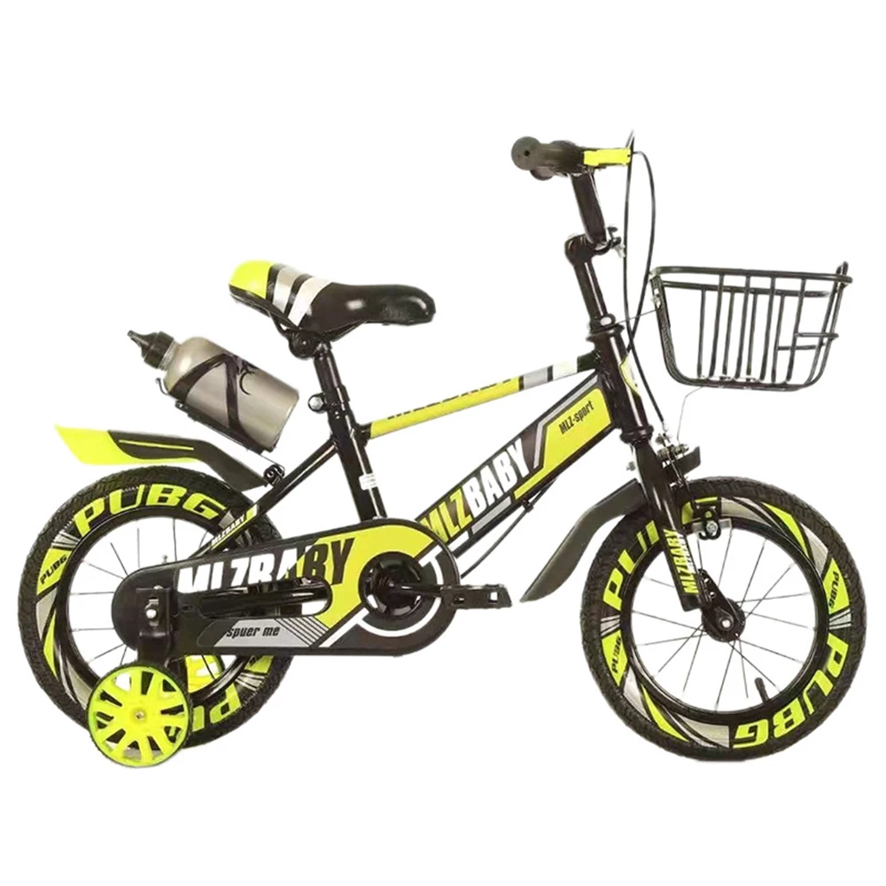 

12-18inches Children Bicycle High Carbon Steel Dual Disc Brake 6-8-10-12 Year Old Boy Student Bike Middle and Large Children