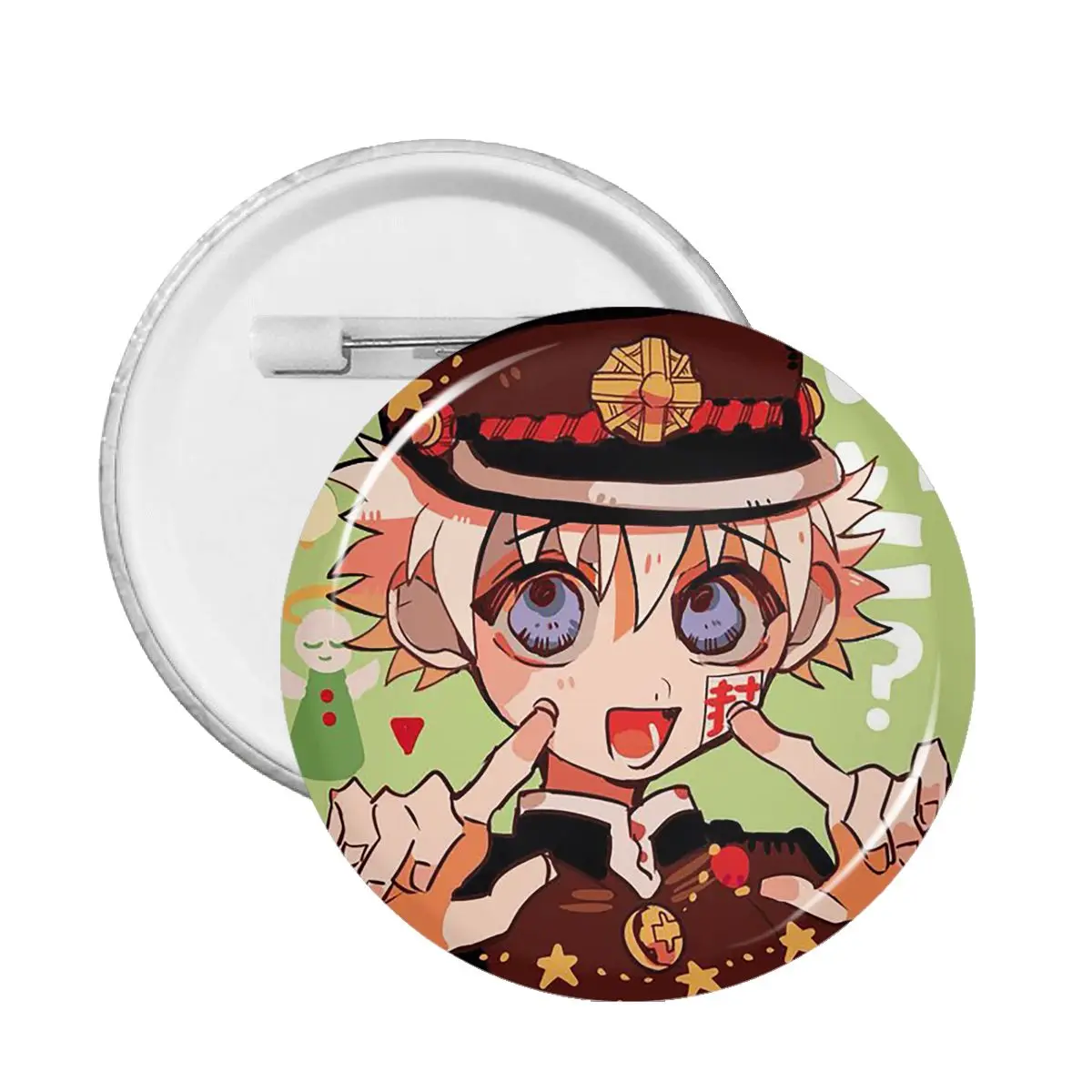 

Мягкие булавки для пуговиц Jibaku Shounen Hanako Kun, аксессуары для украшения одежды, Милый Винтажный значок в стиле аниме на день рождения