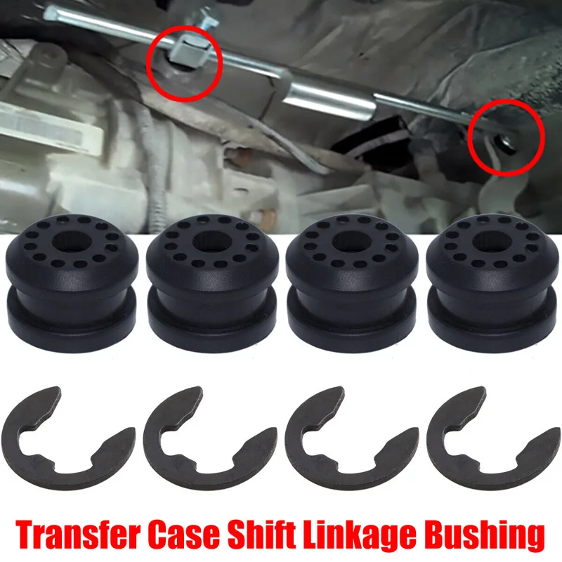 4 черных втулки для Dodge Ram 1500 2500 3500 раздаточная коробка рычаг переключения передач