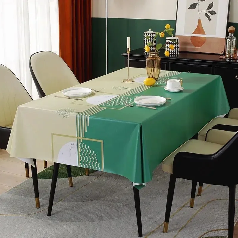 

Light luxury high-end dining tablecloth, American style rectangular tablecloth, household restaurant, garden balcony N9R3567