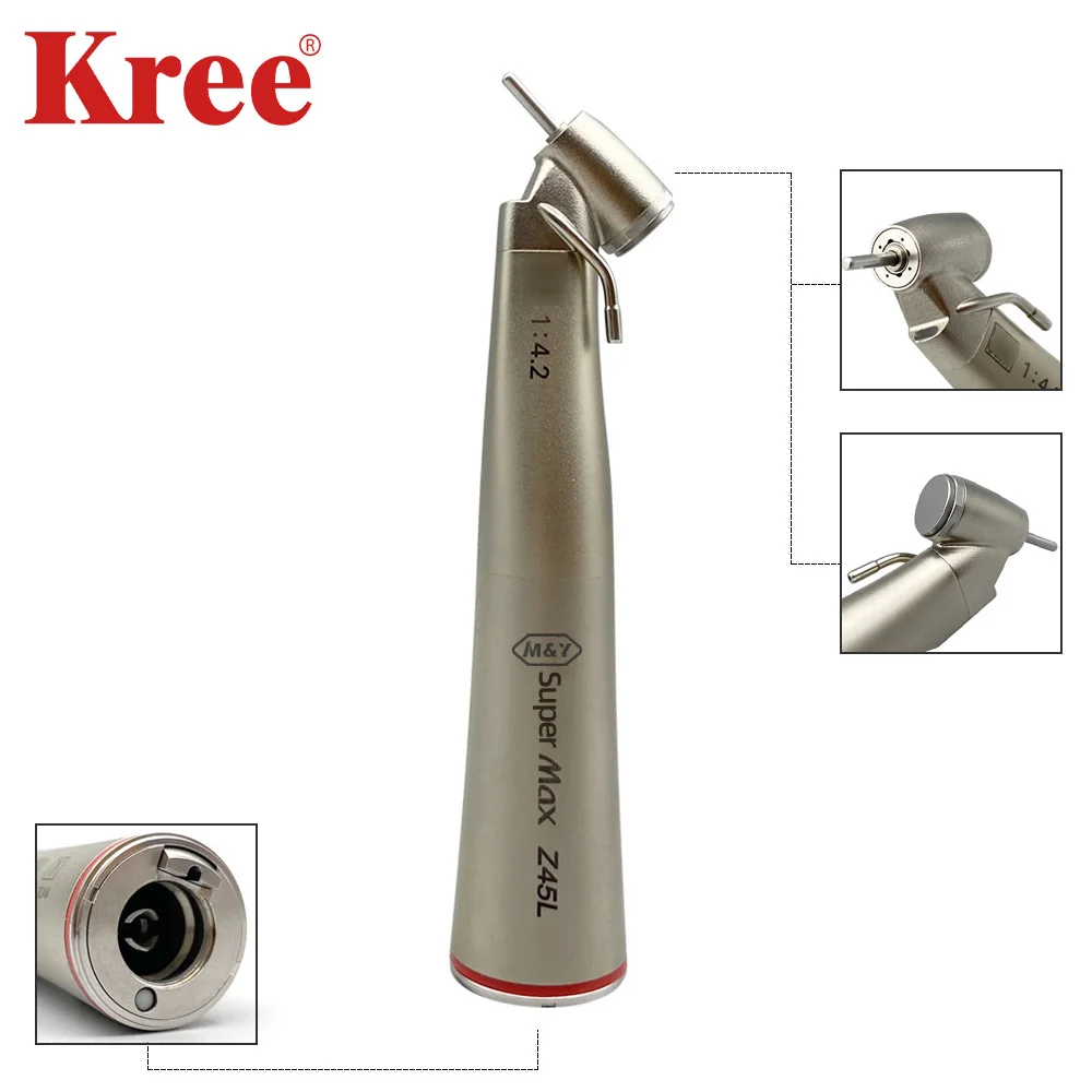 

M&Y Medical instruments surgical dental 45 degree head hand piece 1:4.2 increasing high speed contra angle handpiece Z-SG45L